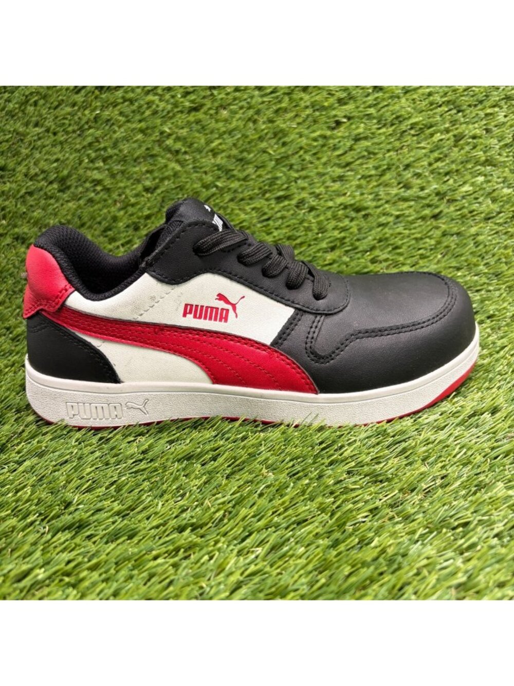 Puma Safety Frontcourt Low Womens Size 6 Black Composite Toe Safety Work Shoes